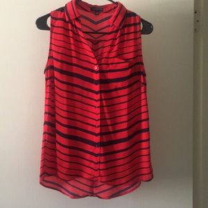 The Limited Portofino Short Sleeve XS Red & Navy